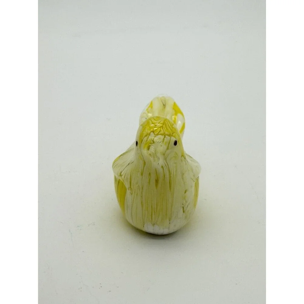 Murano Italy Art Glass Hand Blown Yellow Canary Bird Figurine